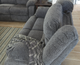 Ashley® Athlone Power Reclining Loveseat-5