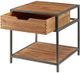 Olliix by Madison Park Natural/Graphite Hudson End Table-1