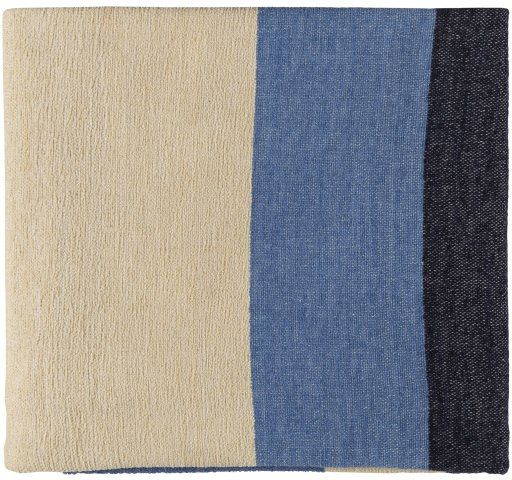 Surya Meadowlark Bright Blue 50"x70" Throw Blanket-0