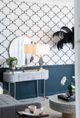 A & B Home Green/White Table Lamp-5