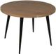 Jofran Inc. Prelude Suede Round Dining Table with Black Base-3