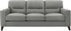 Aurora Furniture Elm Silver Gray Stationary Sofa-0