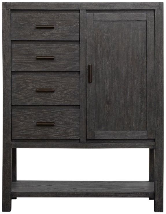 Magnussen Home® Plum Creek Ravenwood Black Door Chest-2