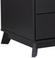 Powell® Portix Black 3-Drawer Nightstand-2