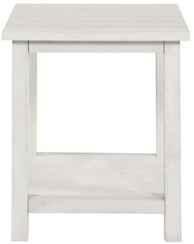 Coaster® Payne 2-Piece Distressed White Occasional Table Set-2