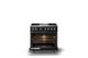 Viking® 5 Series 36" Onyx Pro Style Dual Fuel (NG) Range with Polished Chrome Trim-1