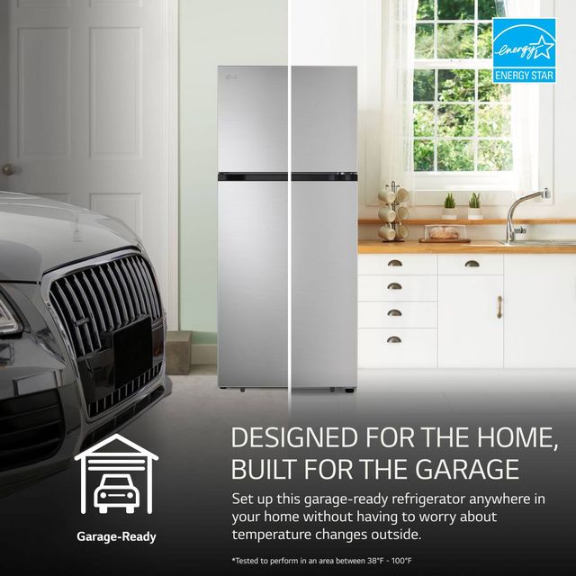 LG 28 in. 17.5 Cu. Ft. PrintProof® Stainless Steel Top Freezer Refrigerator-10