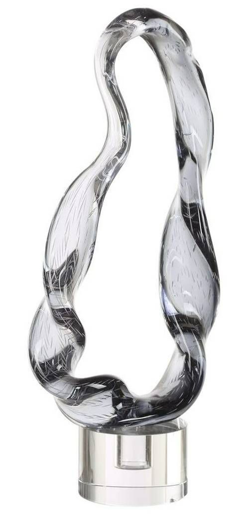 Uttermost® Luminous Twist Smoked Glass Sculpture-3