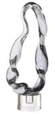 Uttermost® Luminous Twist Smoked Glass Sculpture-3