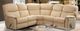 Elran Uno Beige 5-Piece Manual Reclining Sectional-1