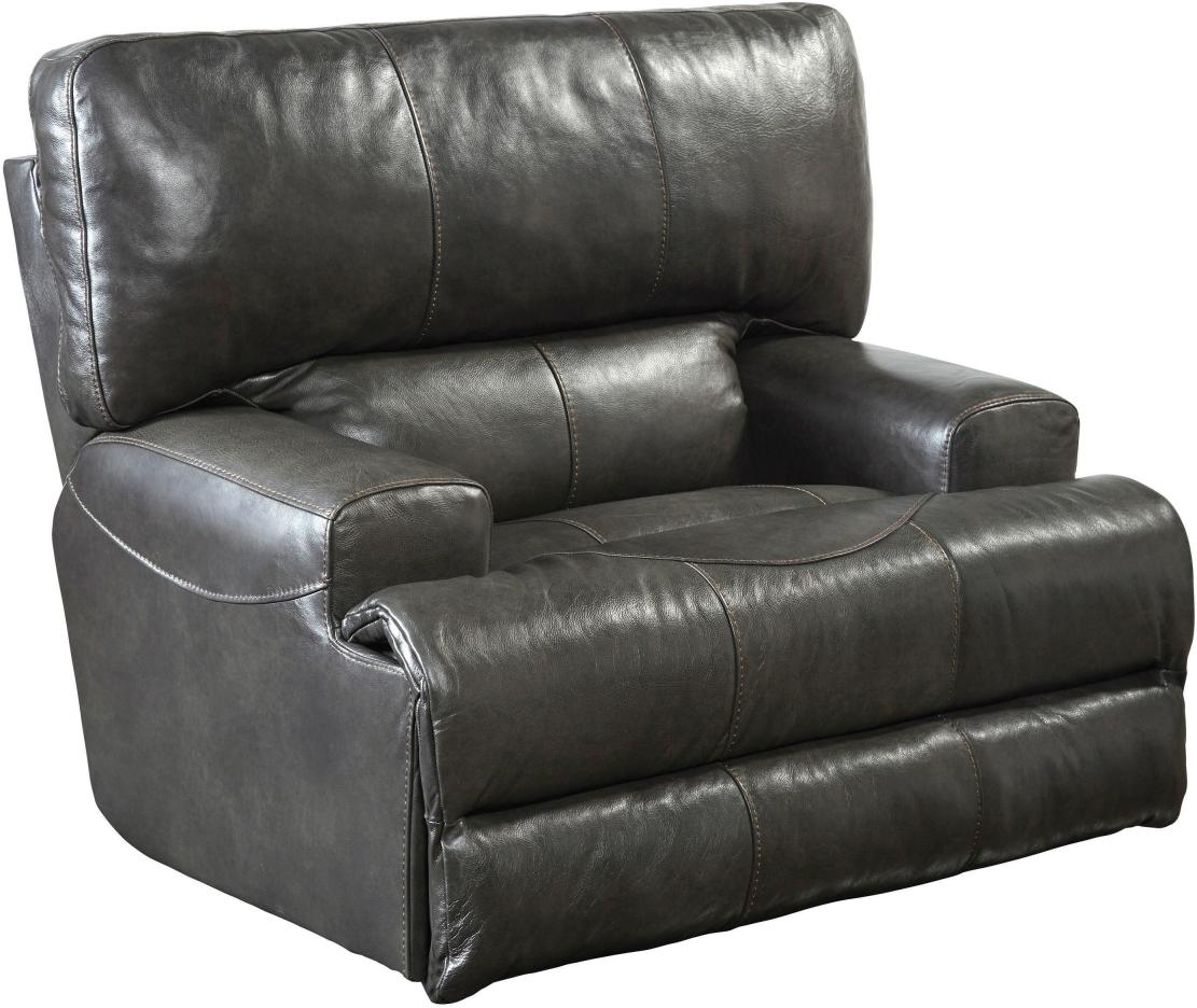 Catnapper® Wembley Steel Power Headrest with Lumbar Power Lay Flat Recliner