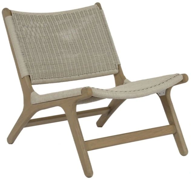Sunset West Sedona Weathered Natural Materials/Wooden Outdoor Accent Chair-0