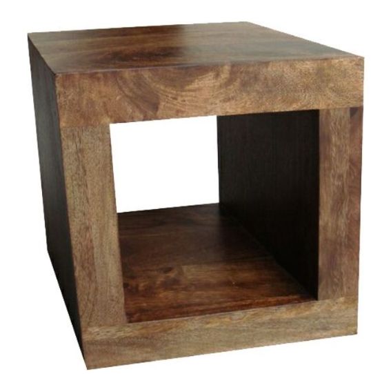 Jaipur Furniture Dakota Range Dark Brown End Table-0