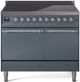 Ilve® Nostalgie II Series 40" Blue Grey Pro Style Induction Range-0