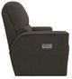 La-Z-Boy® Cade Smoke Power Reclining Loveseat with Headrest and Lumbar-3