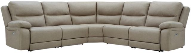 Signature Design by Ashley® Narwhal Place 5-Piece Pebble Power Reclining Sectional-0