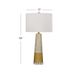 Bassett Mirror Vargas Gold Table Lamp-2