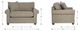 La-Z-Boy® Olson Cognac Leather Chair and a Half-2