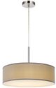 Cal® Lighting & Accessories Brushed Steel/Gray Dimmable Pendant-1
