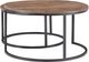 Powell® Wynter Brown Nesting Coffee Table with Black Frame-3