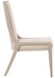 Bernhardt Axiom Beige/Linear Gray Side Chair-2