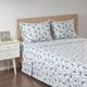 Olliix by True North by Sleep Philosophy Cozy Flannel Multicolor Sloth Twin Cotton Printed Sheet Set-4
