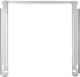 LG 29" Chrome Laundry Stacking Kit-1