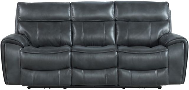 Intercon Silhouette Bolero Slate Dual-Power Sofa-0