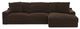 Jackson Furniture Comfrey 2-Piece Chocolate Right-Arm Facing Sofa Sectional and Chaise-1