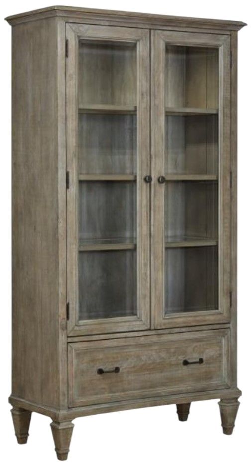 Magnussen Home® Lancaster Dovetail Gray Door Bookcase-0