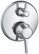 Hansgrohe Ecostat Classic Chrome Round Thermostatic Trim with Volume Control-0
