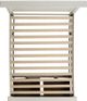 Elements International Slater Antique White Queen Platform Storage Bed-3