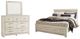Signature Design by Ashley® Bellaby 3-Piece Whitewash King Panel Bed Set-0