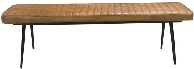 Coaster® Misty Camel/Black Cushion Side Bench-0