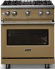 Viking® 5 Series 30" Golden Hour Pro Style Gas (NG) Range with Polished Chrome Trim-4