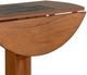 Sunny Designs™ Sedona Rustic Oak Drop Leaf Table with Slate -4