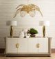 Currey & Company Taormina Brass Chandelier-1
