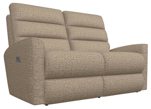 La-Z-Boy® Liam Fawn Power Wall Reclining Loveseat with Headrest-0