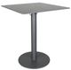 CabanaCoast® Customizable Origin Sol Sintered 36'' Outdoor Square Pedestal Bar Table-0