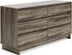 Signature Design by Ashley® Shallifer 5-Piece Brown Queen Panel Bed Set-2
