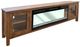 International Furniture Direct Olimpia Brown Electric Fireplace TV Stand-0