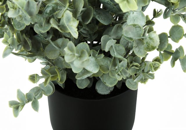 Monarch Specialties Inc. 2-Piece Black 11" Tall Artificial Potted Eucalyptus Grass-2