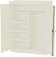 Crate Designs™ Furniture Cloud Lacquer Top Small Combo Armoire-0