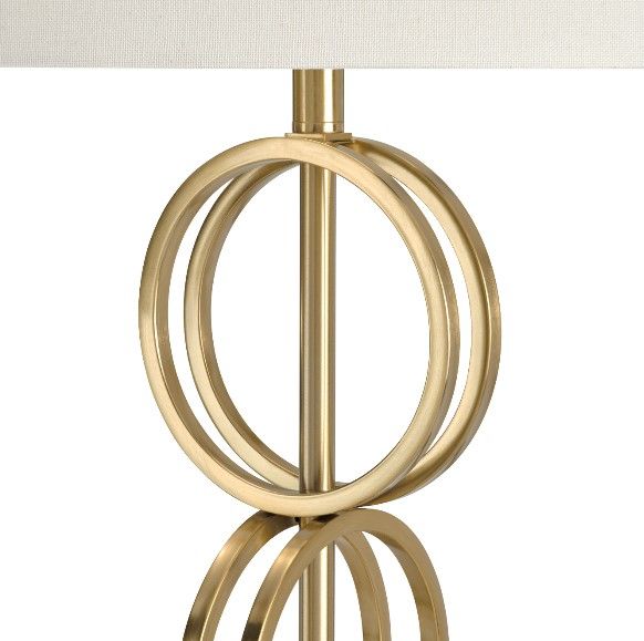 Crestview Collection Loxton Gold Floor Lamp-2