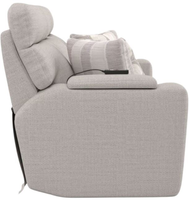 Catnapper® Sanctuary Chalk/Winter Power Reclining Sofa with Drop Down Table-2