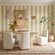 TOV Furniture Melissa Cream Dining Chair-1