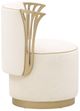 Michael Amini® La Terrazza Creamy Pearl Vanity Chair-2