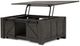 Magnussen Home® Garrett Weathered Charcoal Lift Top Cocktail Table-0