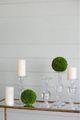 A & B Home 2-Piece Green Boxwood Decorative Spheres Set-3