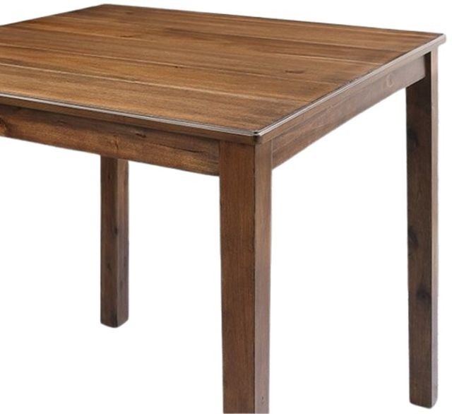 Furniture of America® Lubbock 5-Piece Walnut Counter Height Dining Table Set-2